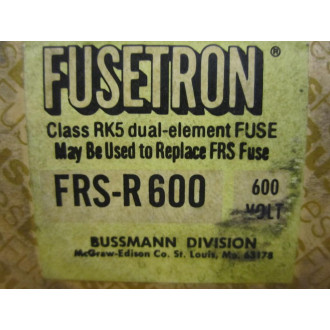 Buss FRS-R-600 Bussmann Fuse Cross Ref 6F244 Long Barrel