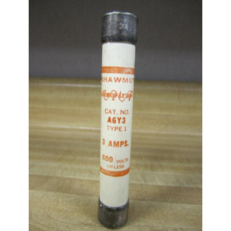 Shawmut A6Y3 Fuse A6Y3 - New No Box