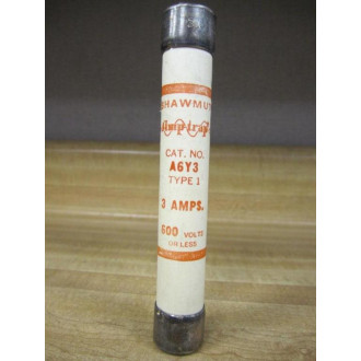 Shawmut A6Y3 Fuse A6Y3 - New No Box