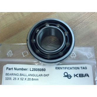 INA 3205A Angular Contact Ball Bearing - New No Box