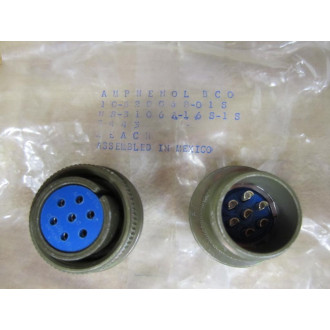 Amphenol MS3106A16S-1S Circular Connector Connector Only (Pack of 2)