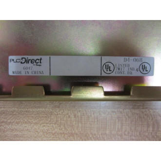 PLC Direct D4-06B Rack 6 Slot Base D406B - Used