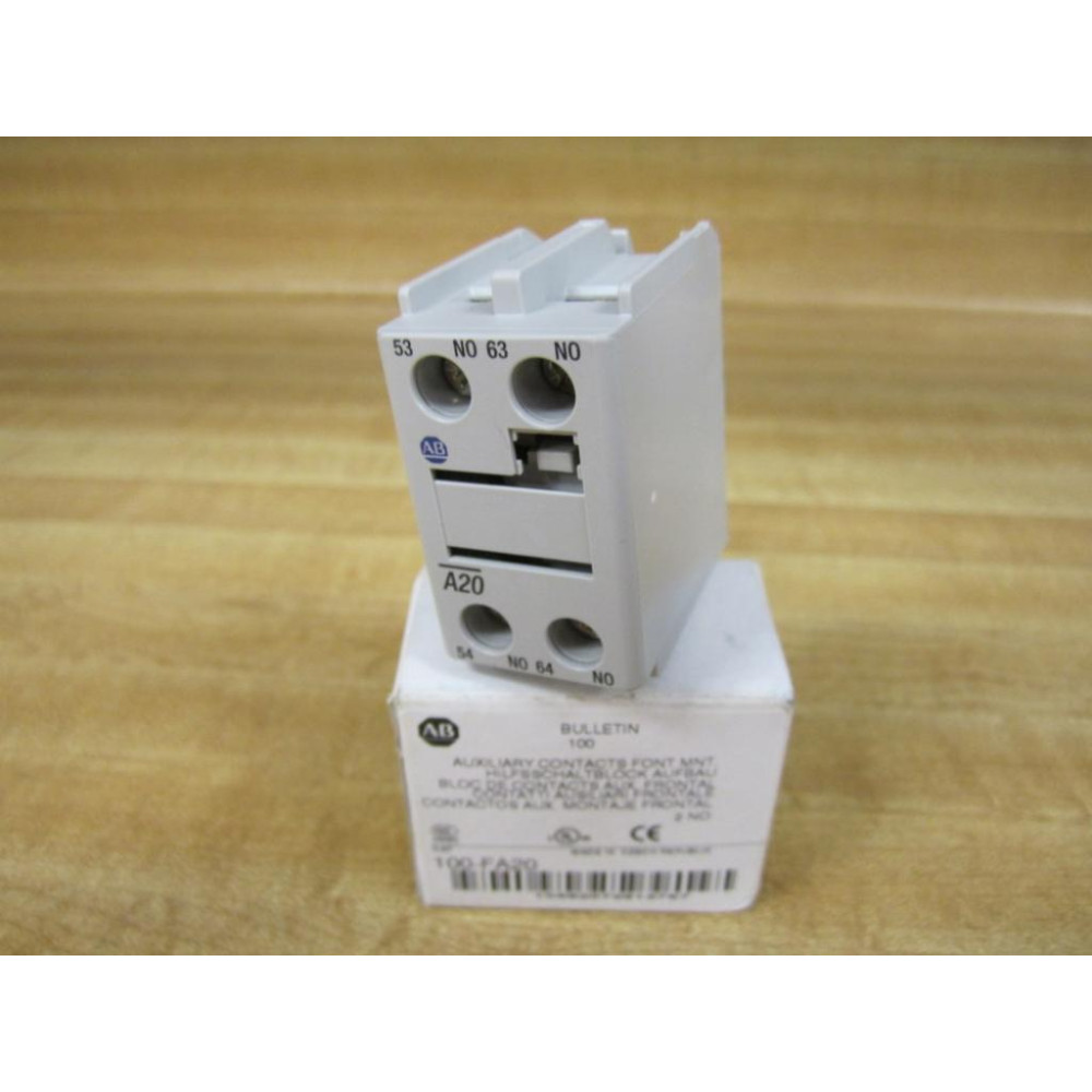 Allen Bradley 100-FA20 Auxiliary Contact 100FA20 Series B