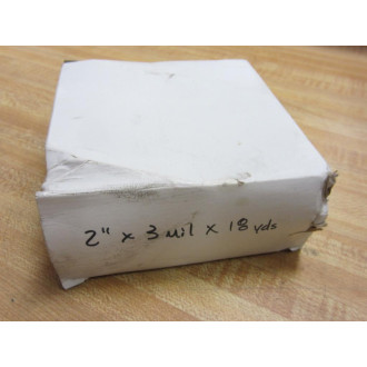 2x3wlx18yds Fiberglass Tape Coated with Teflon 2" w 3 Mil 18 yds