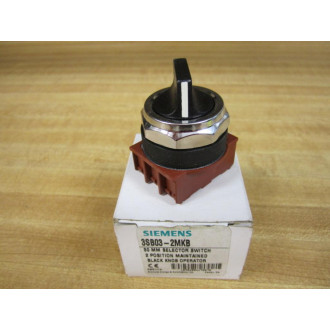 Siemens 3SB03-2MKB Selector Switch 3SB032MKB 2 Position