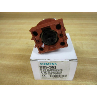 Siemens 3SB03-2MKB Selector Switch 3SB032MKB 2 Position