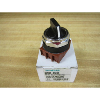Siemens 3SB03-2MKB Selector Switch 3SB032MKB 2 Position