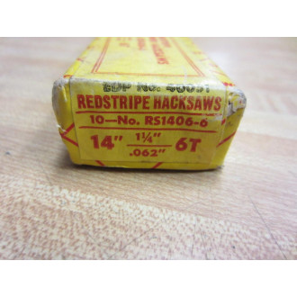 Starrett RS 1406-6 HackSaw Blade RS14066 (Pack of 10)