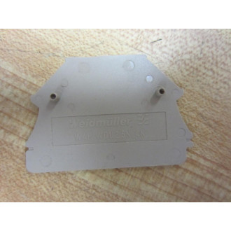 Weidmuller WAP-WDU-2.5N4N End Plate WAPWDU25N4N (Pack of 40) - New No Box
