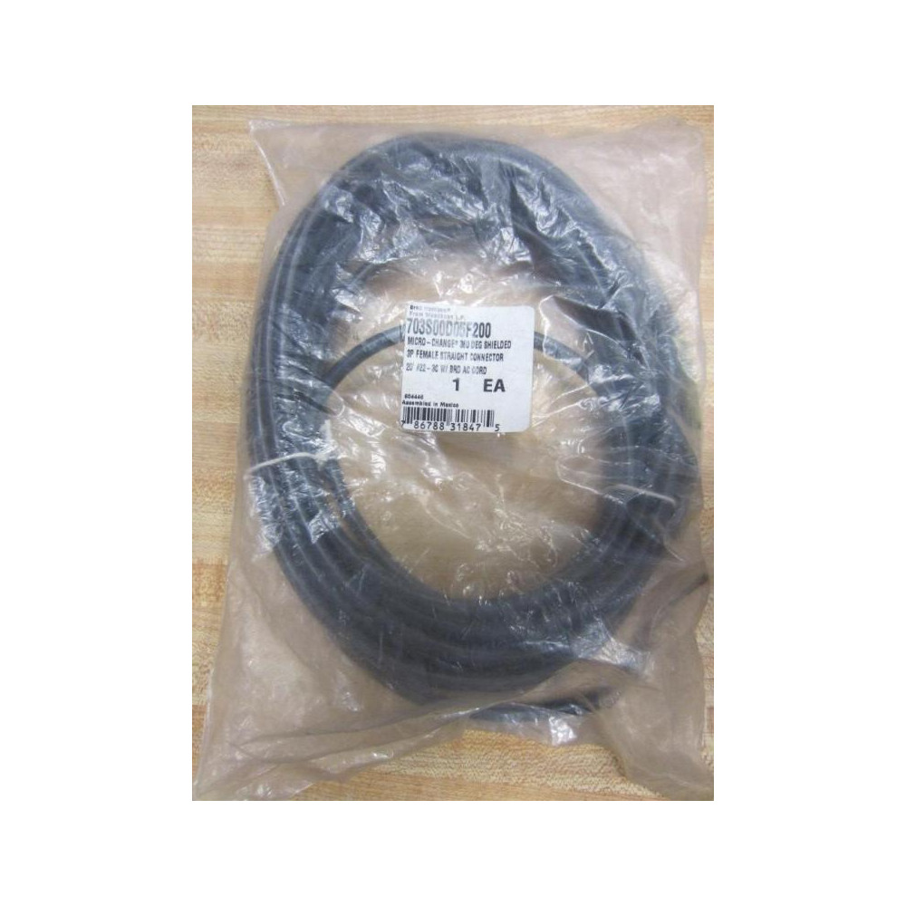 Brad Harrison 703S00D05F200 Shielded Straight Connector