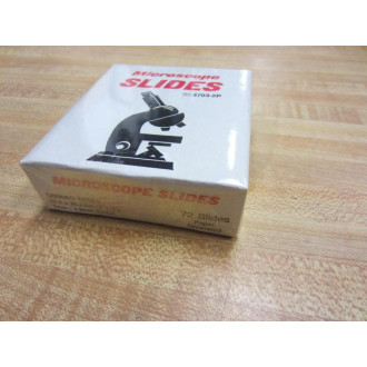 Microscope Slides 95-3703-2P Ground Edges (Pack of 72)