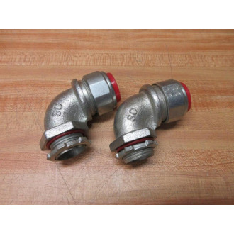 Steel City LT975-SC Liquid Tight Connector LT975SC (Pack of 2) - New No Box