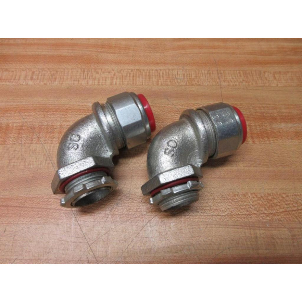 Steel City LT975-SC Liquid Tight Connector LT975SC (Pack of 2) - New No Box