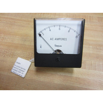 Simpson 1357MD-0-10 Meter 55F1539