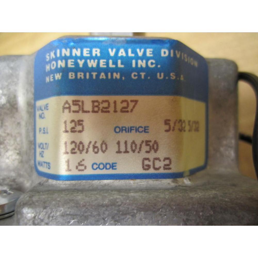 Skinner A5LB2127 Solenoid Valve AB6-A46 No Manual - New No Box