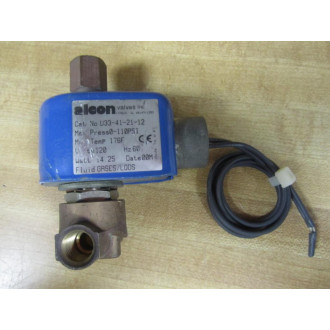 Alcon Valves U33-41-21-12 Solenoid Valve U33412112 - New No Box