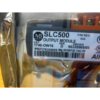 Allen Bradley 1746-OW16 Out Module 1746-0W16 Ser. D WInstructions