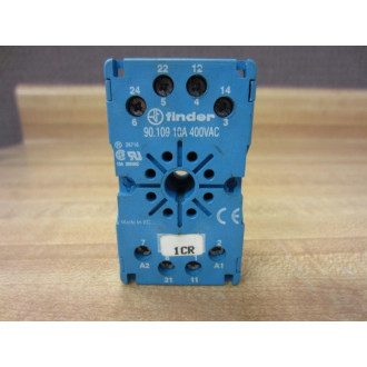 Finder 90.109 Relay Socket  90109 (Pack of 3) - Used