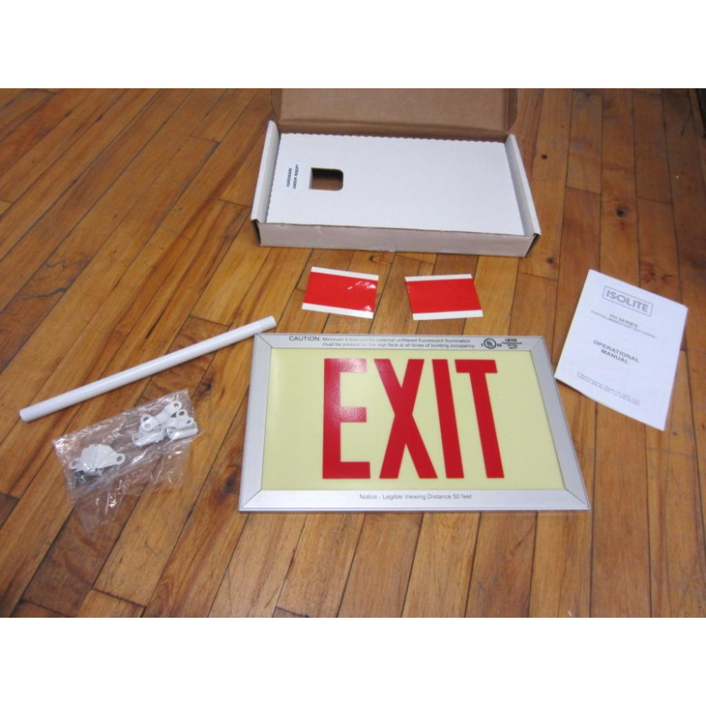 Isolite PH-D-R-BA-PA Exit Sign PHDRBAPA