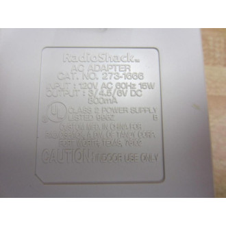 Radio Shack 273-1666 AC Adapter 2731666