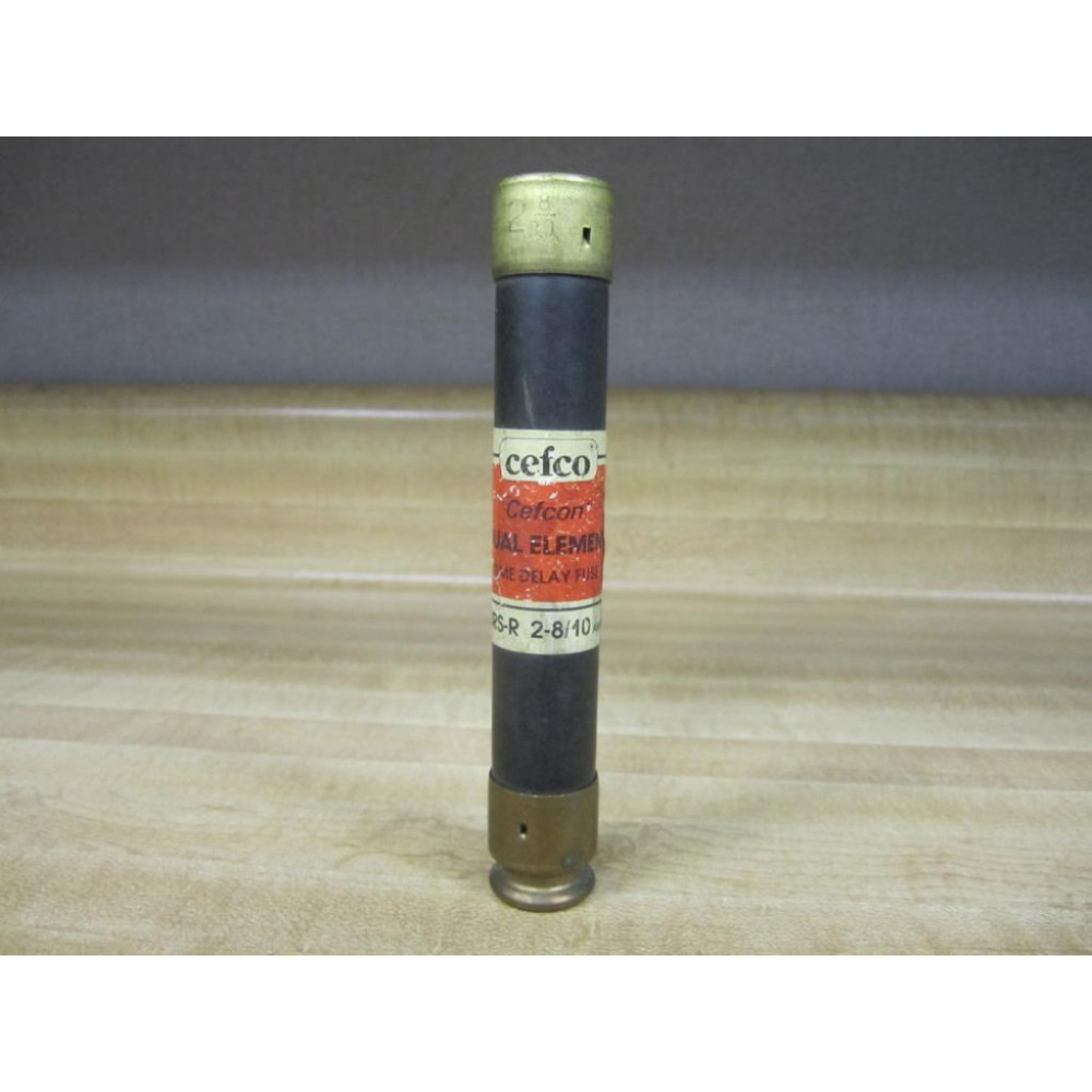 Cefco CRS-R-2-810 Dual Element Fuse CRSR2810 Tested - New No Box
