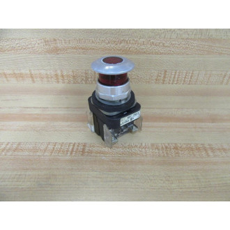 Allen Bradley 800T-FXQ10 D4 Push Button 800TFXQ10D4 Red W800T-XD4 - Used
