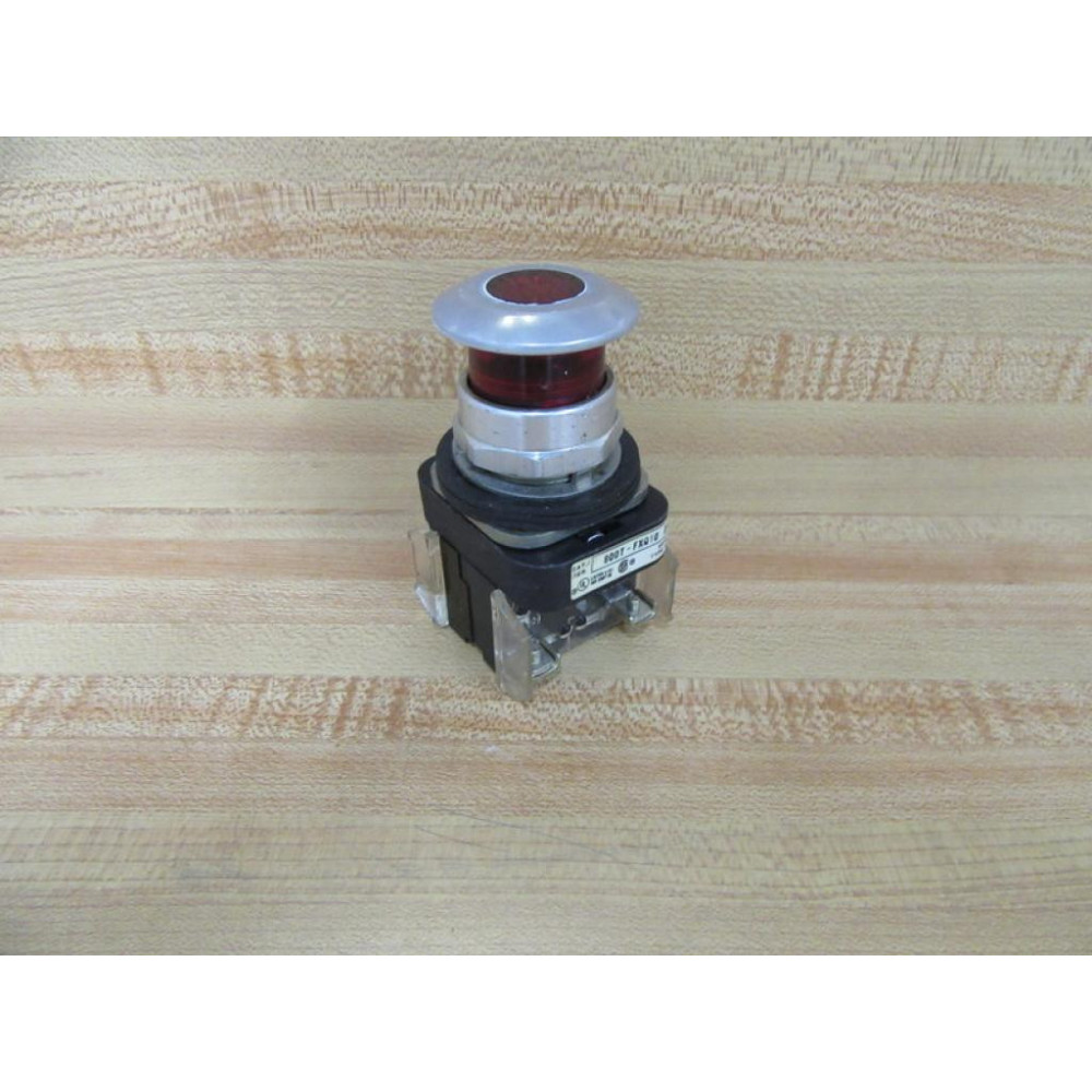 Allen Bradley 800T-FXQ10 D4 Push Button 800TFXQ10D4 Red W800T-XD4 - Used