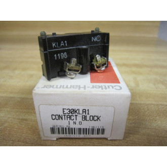Cutler Hammer E30KLA1 Eaton Contact Block Series A2