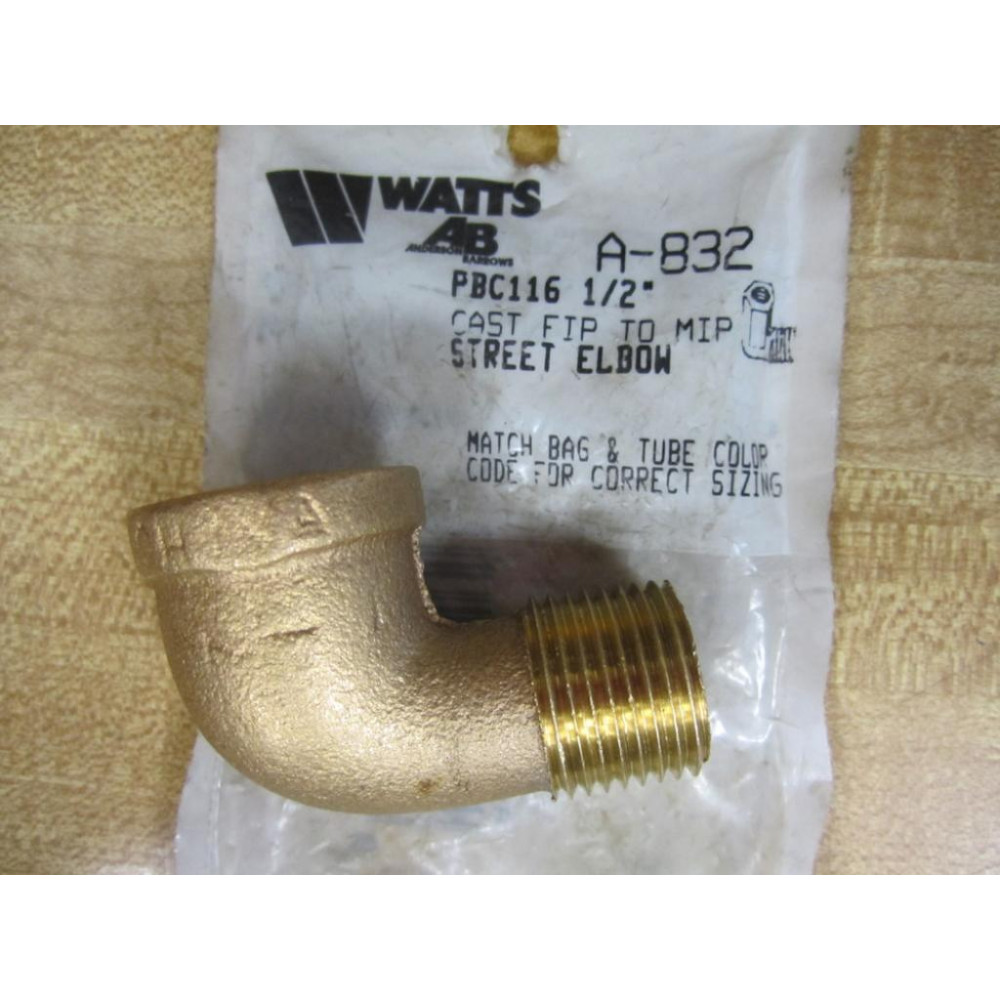 Watts A-832 Street Elbow LFA832 12" FIP to 12" MIP
