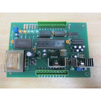 Accu-Pak M1025 EMT Circuit Board M1025EMT MIssing Clips - Used