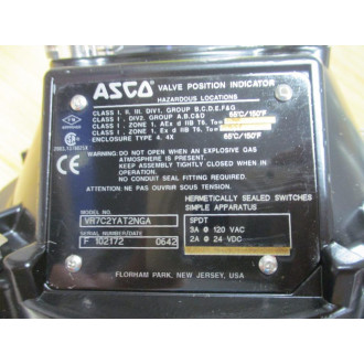 Asco VR7C2YAT2NGA Valve Position Indicator