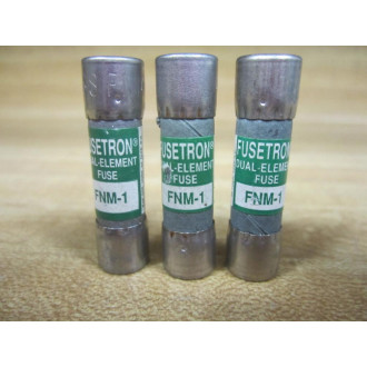 Buss FNM-1 Bussmann Fuse Cross Ref 6C207 Tested (Pack of 3) - New No Box