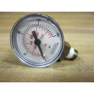 Noshok Gauge 0-160 PSI0-1100 kPa - Used