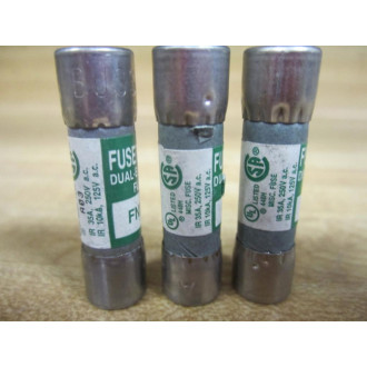 Buss FNM-1 Bussmann Fuse Cross Ref 6C207 Tested (Pack of 3) - New No Box