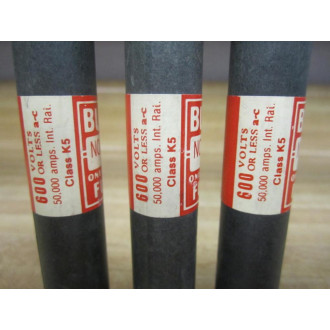 Buss NOS-30 Bussmann Fuse Cross Ref 4XH08 Tested (Pack of 3) - New No Box