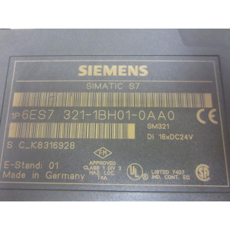Siemens 6ES7321-1BH01-0AA0 Module 6ES73211BH010AA0 Non-Refundable - Parts Only