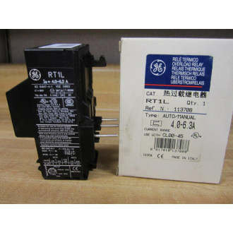 General Electric RT1L Overload Relay 5094741
