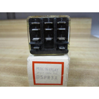 Cutler Hammer D5PR3A Relay 3PDT