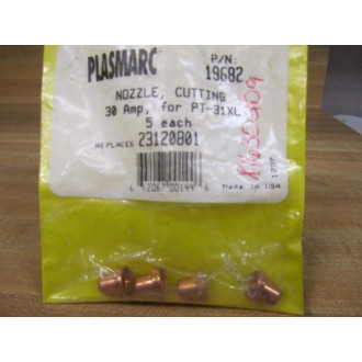 ESAB Plasmarc 19682 Cutting Nozzle PT31XL Replaces 23120801 (Pack of 4)