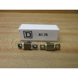 Square D A1.75 Overload Relay Heater Element A175 WOut Screws (Pack of 2)