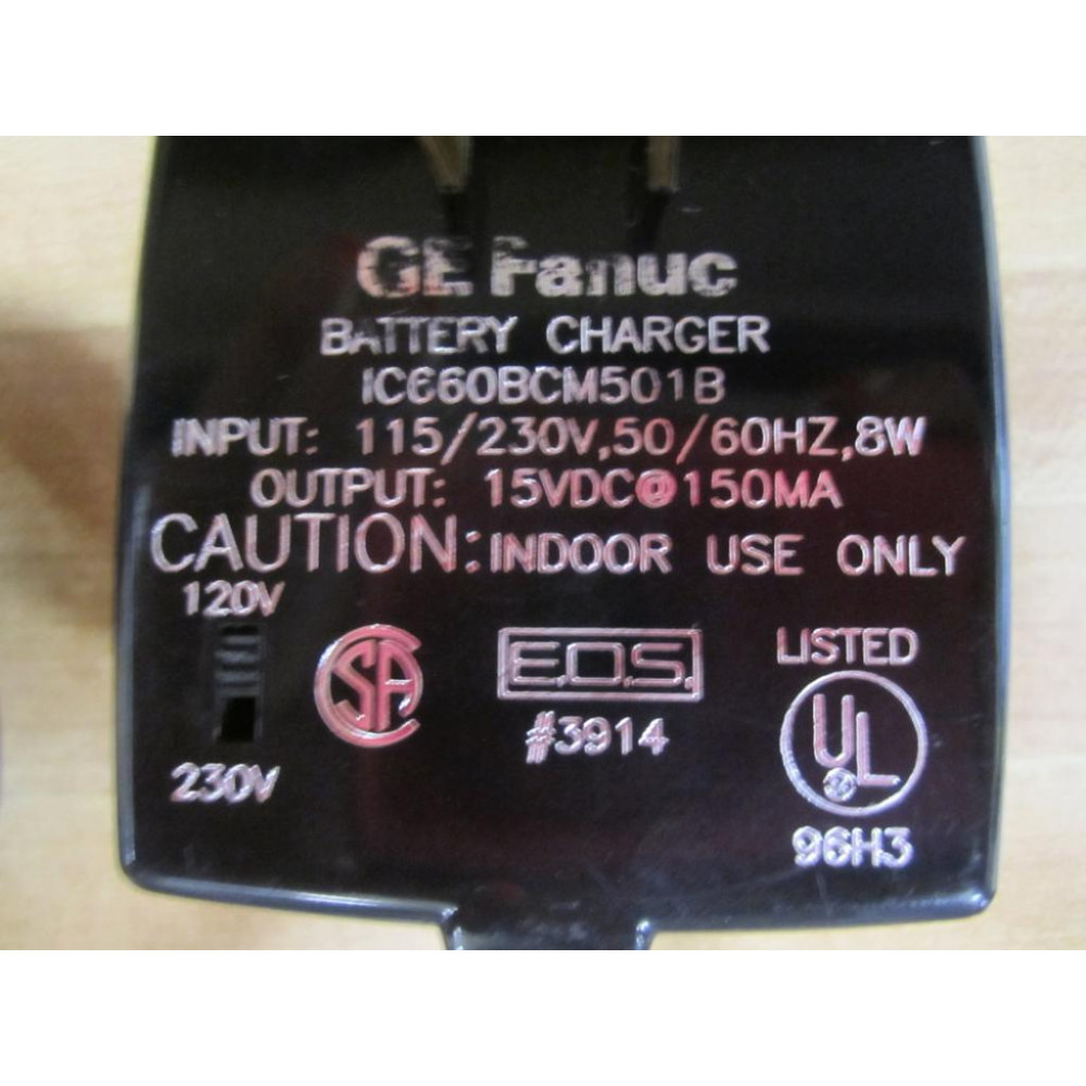 GE Fanuc IC660BCM501B Battery Charger - Used