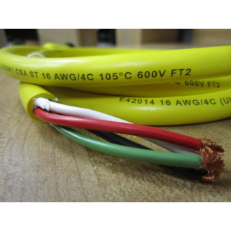 Brad Harrison 104000A01F060 Mini Change Cord 41108 Yellow - New No Box
