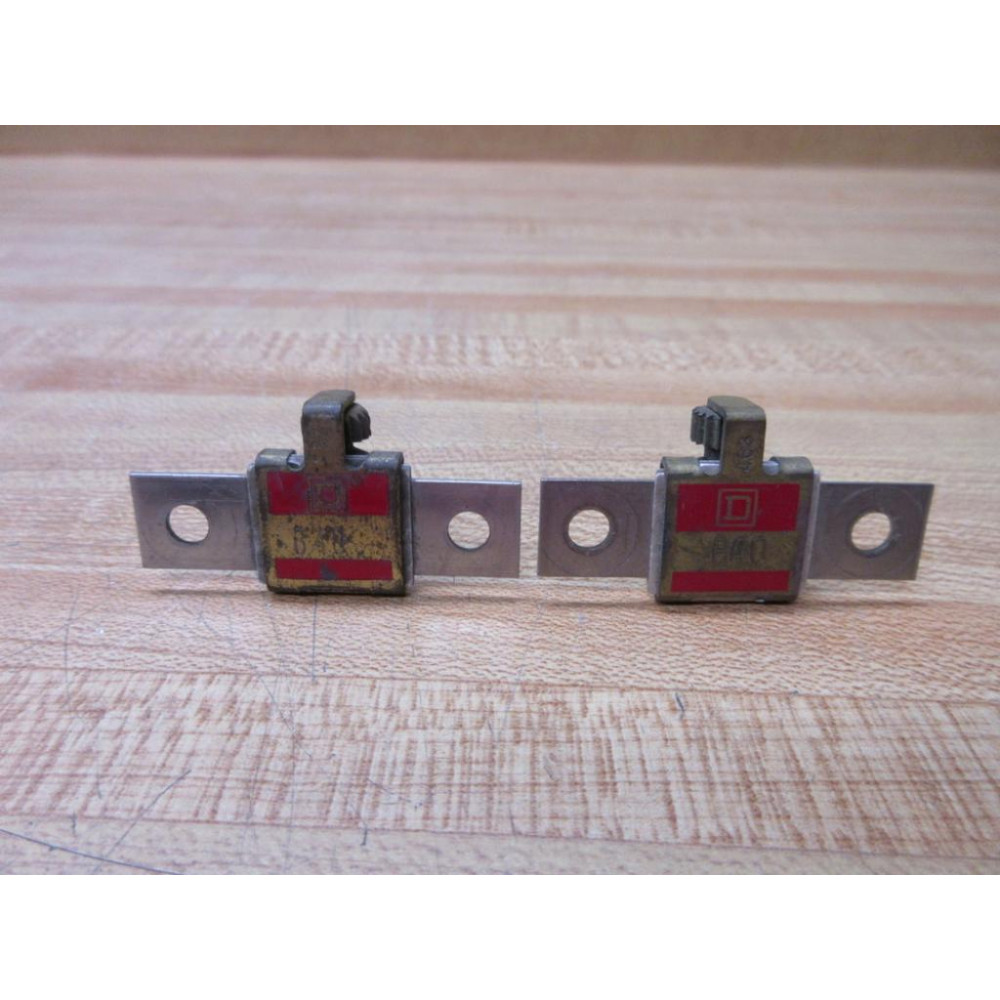 Square D B40 Overload Heater Relay B40.0 (Pack of 2) - Used