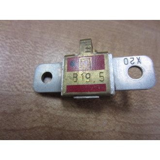Square D B19.5 Overload Heater Element  B195 WO Terminal Covers