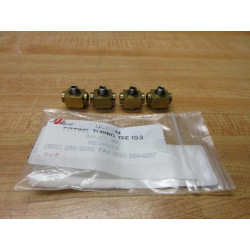 InkJet 205983 VideoJet Tubing Tee Fitting 10-3 (Pack of 4)