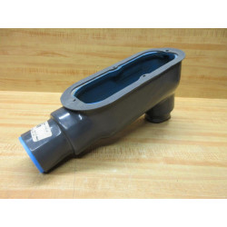 Thomas And Betts LB68-G Ocal Blue Conduit Body 2" LB68G WOut Cover - New No Box