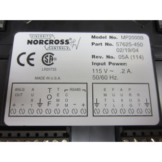 Norcross MP2000B Viscometer 57625-450 - New No Box