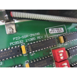 PC9532 14305 Circuit Board PIO-SSR-24  9715A 422670 W Cable - Used