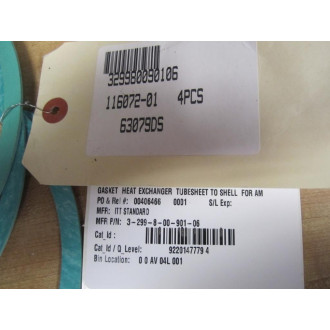 ITT Standard 3-299-8-00-901-06 Gasket Set 329980090106 (Pack of 4) - New No Box