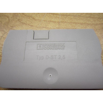 Phoenix Contact D-ST 2,5 Cover Plate DST25 3030417 (Pack of 44) - New No Box